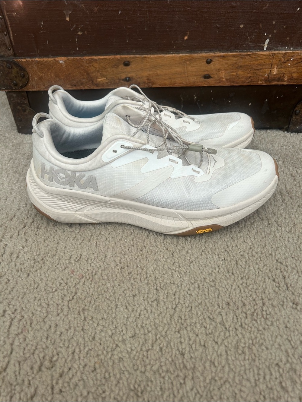 Hoka Women’s White Athletic Running Sneakers